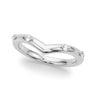 Chevron Wedding Band – Radiant Lab Diamond Wedding Band in 18K Gold | Just Brilliant