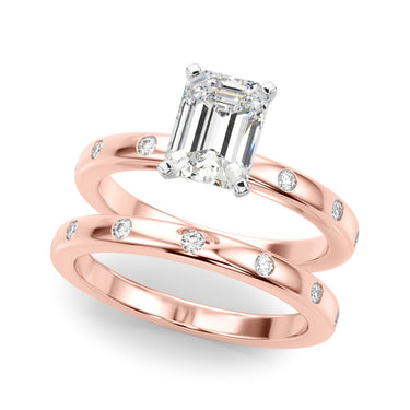 Contemporary Burnish Engagement Ring – Lab Diamond Engagement Ring in 18K Gold | Just Brilliant – view 61