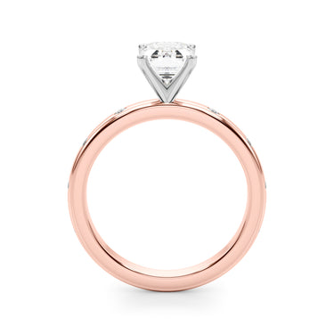 Contemporary Burnish Engagement Ring – Lab Diamond Engagement Ring in 18K Gold | Just Brilliant – view 55