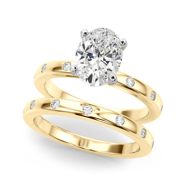 Contemporary Burnish Engagement Ring – Lab Diamond Engagement Ring in 18K Gold | Just Brilliant – view 39