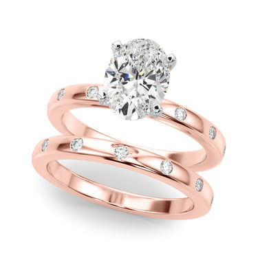Contemporary Burnish Engagement Ring – Lab Diamond Engagement Ring in 18K Gold | Just Brilliant – view 63
