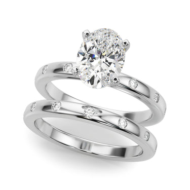 Contemporary Burnish Engagement Ring – Lab Diamond Engagement Ring in 18K Gold | Just Brilliant – view 15