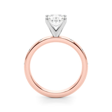 Contemporary Burnish Engagement Ring – Lab Diamond Engagement Ring in 18K Gold | Just Brilliant – view 57