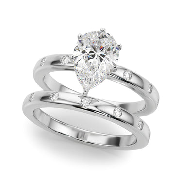 Contemporary Burnish Engagement Ring – Lab Diamond Engagement Ring in 18K Gold | Just Brilliant – view 16