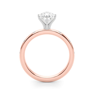 Contemporary Burnish Engagement Ring – Lab Diamond Engagement Ring in 18K Gold | Just Brilliant – view 58
