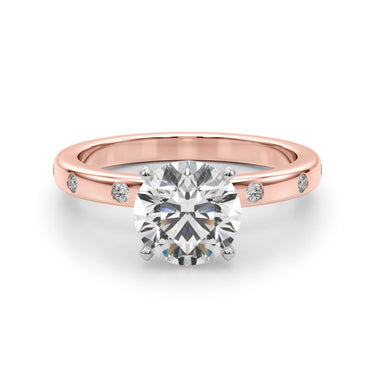 Contemporary Burnish Engagement Ring – Lab Diamond Engagement Ring in 18K Gold | Just Brilliant – view 71