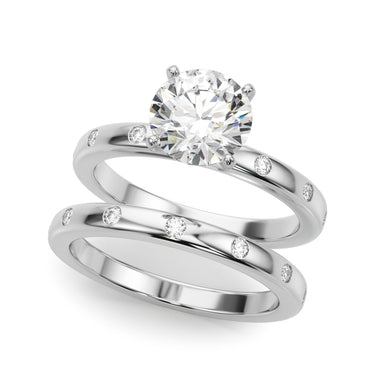 Contemporary Burnish Engagement Ring – Lab Diamond Engagement Ring in 18K Gold | Just Brilliant – view 17