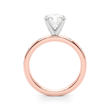 Contemporary Burnish Engagement Ring – Lab Diamond Engagement Ring in 18K Gold | Just Brilliant – view 59