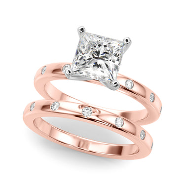 Contemporary Burnish Engagement Ring – Lab Diamond Engagement Ring in 18K Gold | Just Brilliant – view 66