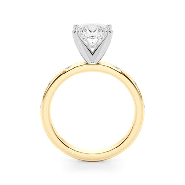 Contemporary Burnish Engagement Ring – Lab Diamond Engagement Ring in 18K Gold | Just Brilliant – view 36