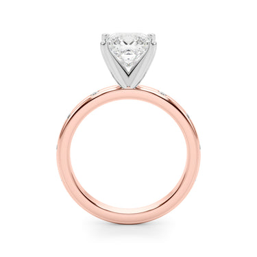 Contemporary Burnish Engagement Ring – Lab Diamond Engagement Ring in 18K Gold | Just Brilliant – view 60