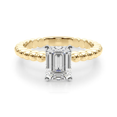 Beaded Solitaire Engagement Ring – Lab Diamond Engagement Ring in 18K Gold | Just Brilliant – view 42