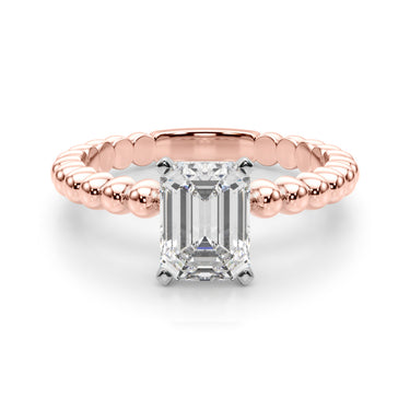 Beaded Solitaire Engagement Ring – Lab Diamond Engagement Ring in 18K Gold | Just Brilliant – view 66