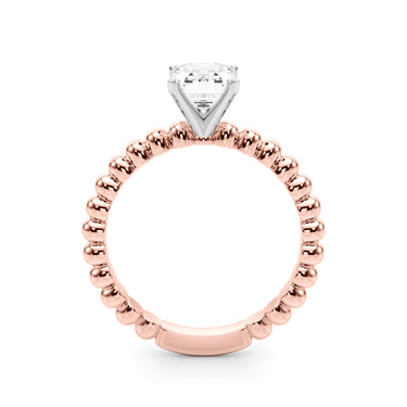 Beaded Solitaire Engagement Ring – Lab Diamond Engagement Ring in 18K Gold | Just Brilliant – view 54