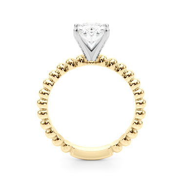 Beaded Solitaire Engagement Ring – Lab Diamond Engagement Ring in 18K Gold | Just Brilliant – view 32
