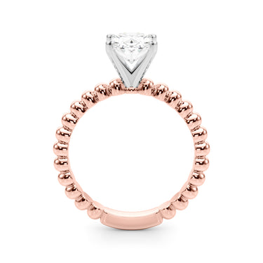 Beaded Solitaire Engagement Ring – Lab Diamond Engagement Ring in 18K Gold | Just Brilliant – view 56