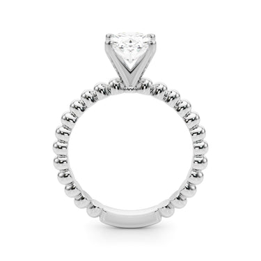 Beaded Solitaire Engagement Ring – Lab Diamond Engagement Ring in 18K Gold | Just Brilliant – view 9