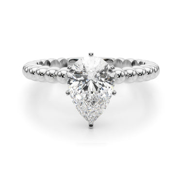 Beaded Solitaire Engagement Ring – Lab Diamond Engagement Ring in 18K Gold | Just Brilliant – view 21