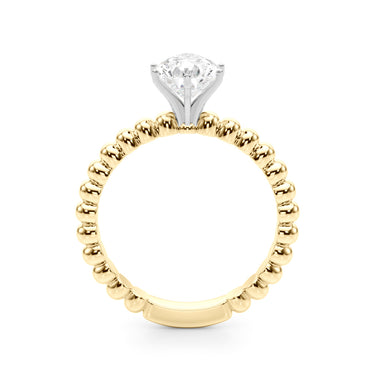 Beaded Solitaire Engagement Ring – Lab Diamond Engagement Ring in 18K Gold | Just Brilliant – view 33