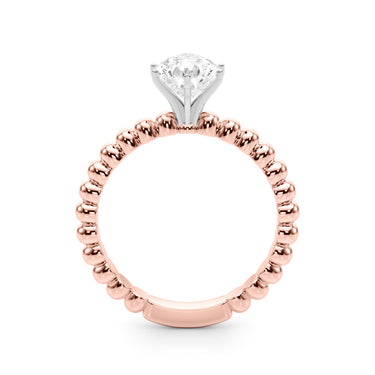 Beaded Solitaire Engagement Ring – Lab Diamond Engagement Ring in 18K Gold | Just Brilliant – view 57