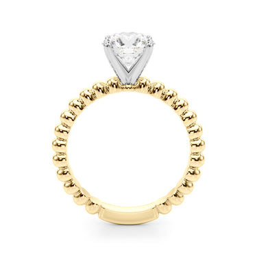 Beaded Solitaire Engagement Ring – Lab Diamond Engagement Ring in 18K Gold | Just Brilliant – view 34