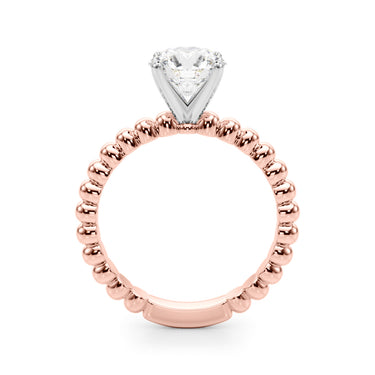 Beaded Solitaire Engagement Ring – Lab Diamond Engagement Ring in 18K Gold | Just Brilliant – view 58