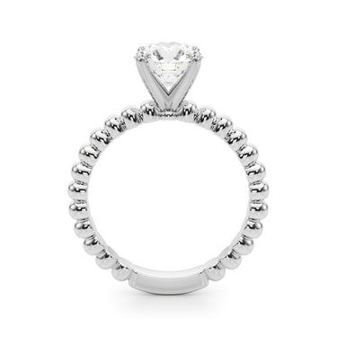 Beaded Solitaire Engagement Ring – Lab Diamond Engagement Ring in 18K Gold | Just Brilliant – view 11