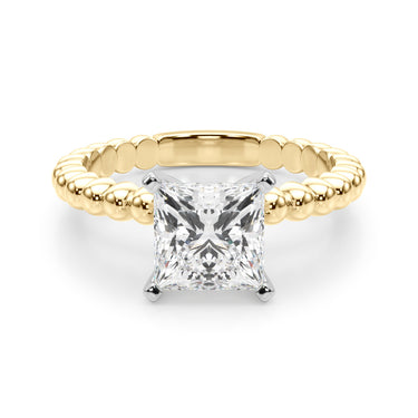 Beaded Solitaire Engagement Ring – Lab Diamond Engagement Ring in 18K Gold | Just Brilliant – view 47