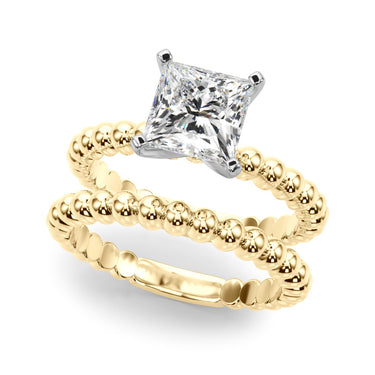 Beaded Solitaire Engagement Ring – Lab Diamond Engagement Ring in 18K Gold | Just Brilliant – view 41
