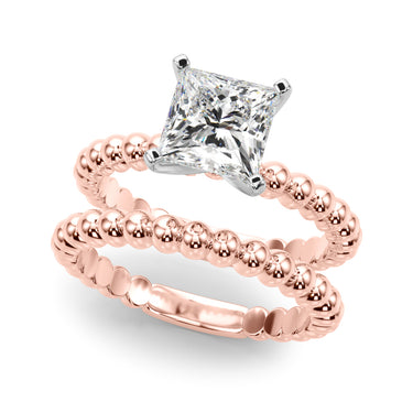 Beaded Solitaire Engagement Ring – Lab Diamond Engagement Ring in 18K Gold | Just Brilliant – view 65
