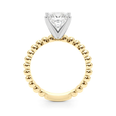 Beaded Solitaire Engagement Ring – Lab Diamond Engagement Ring in 18K Gold | Just Brilliant – view 35