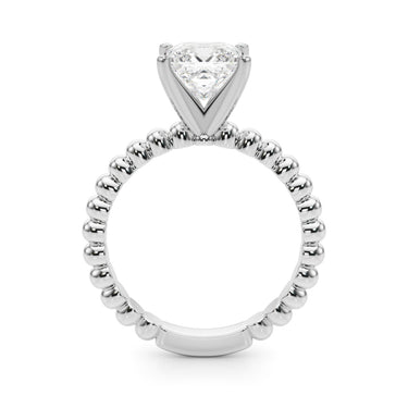 Beaded Solitaire Engagement Ring – Lab Diamond Engagement Ring in 18K Gold | Just Brilliant – view 12