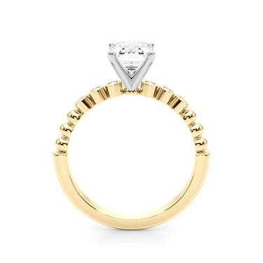 Beaded & Bezel Set Engagement Ring – Lab Diamond Engagement Ring in 18K Gold | Just Brilliant – view 26