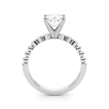 Beaded & Bezel Set Engagement Ring – Lab Diamond Engagement Ring in 18K Gold | Just Brilliant – view 7