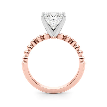 Beaded & Bezel Set Engagement Ring – Lab Diamond Engagement Ring in 18K Gold | Just Brilliant – view 50