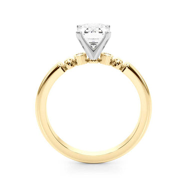 Beaded & Bezel Set Engagement Ring – Lab Diamond Engagement Ring in 18K Gold | Just Brilliant – view 31