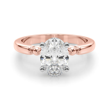 Beaded & Bezel Set Engagement Ring – Lab Diamond Engagement Ring in 18K Gold | Just Brilliant – view 69