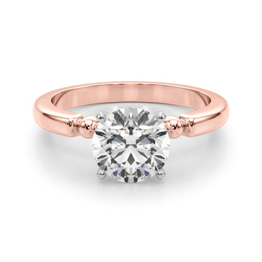 Beaded & Bezel Set Engagement Ring – Lab Diamond Engagement Ring in 18K Gold | Just Brilliant – view 71