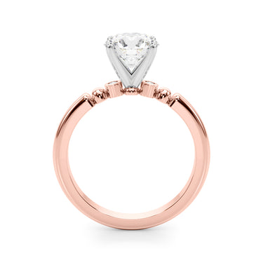 Beaded & Bezel Set Engagement Ring – Lab Diamond Engagement Ring in 18K Gold | Just Brilliant – view 59