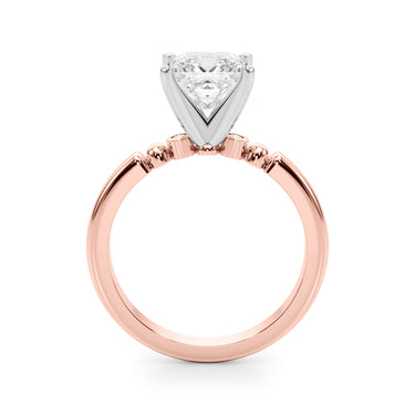 Beaded & Bezel Set Engagement Ring – Lab Diamond Engagement Ring in 18K Gold | Just Brilliant – view 60