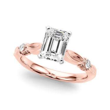 Contemporary Engagement Ring – Lab Diamond Engagement Ring in 18K Gold | Just Brilliant – view 49