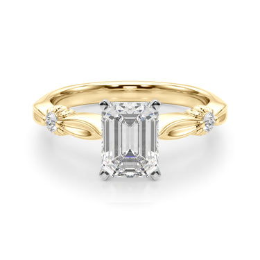 Contemporary Engagement Ring – Lab Diamond Engagement Ring in 18K Gold | Just Brilliant – view 43