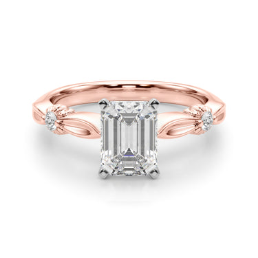 Contemporary Engagement Ring – Lab Diamond Engagement Ring in 18K Gold | Just Brilliant – view 67