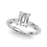 Contemporary Engagement Ring – Radiant Lab Diamond Engagement Ring in 18K Gold | Just Brilliant