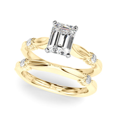 Contemporary Engagement Ring – Lab Diamond Engagement Ring in 18K Gold | Just Brilliant – view 37