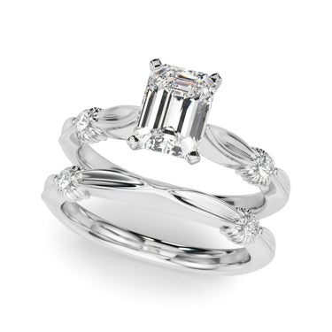 Contemporary Engagement Ring – Lab Diamond Engagement Ring in 18K Gold | Just Brilliant – view 13