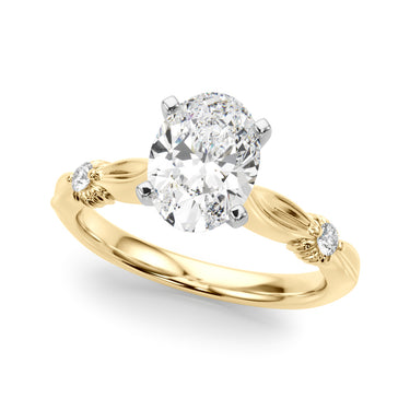 Contemporary Engagement Ring – Lab Diamond Engagement Ring in 18K Gold | Just Brilliant – view 27