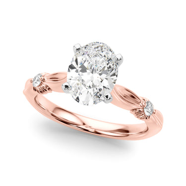 Contemporary Engagement Ring – Lab Diamond Engagement Ring in 18K Gold | Just Brilliant – view 51