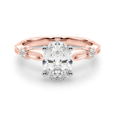 Contemporary Engagement Ring – Lab Diamond Engagement Ring in 18K Gold | Just Brilliant – view 69