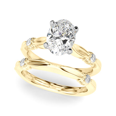 Contemporary Engagement Ring – Lab Diamond Engagement Ring in 18K Gold | Just Brilliant – view 39